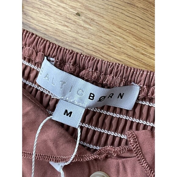 BALTIC BORN Ellie Ruffle Top Dress Medium Terracotta Mauve NEW Casual Pockets - Picture 11 of 12